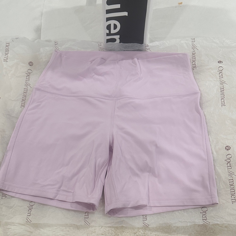 Lululemon Athletica Light Purple Bike Shorts